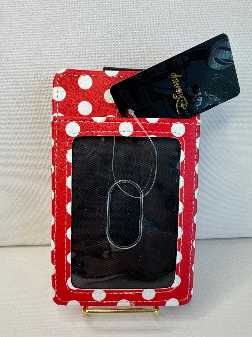 Disney Minnie Mouse Polka Dot Wallet ID Cardholder - Picture 2 of 3